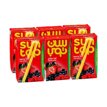 Suntop Berry Mix Drink 250mlx6 Pieces