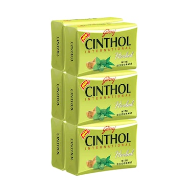 Cinthol Herbal Soap 125g x 6 Pieces