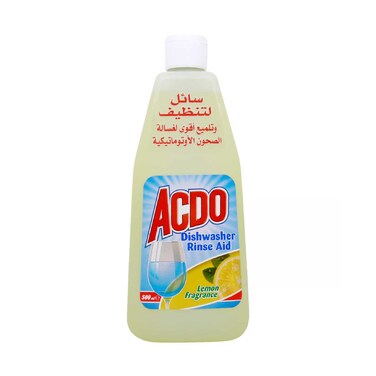 ACDO Dishwasher Rinse Aid Lemon Liquid 500ml