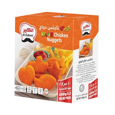 Al Kabeer Krazee Chkn Nuggets 400gx2 Pieces