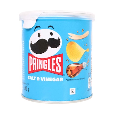 Pringles Salt &amp; Vinegar Flavour Snack 40g
