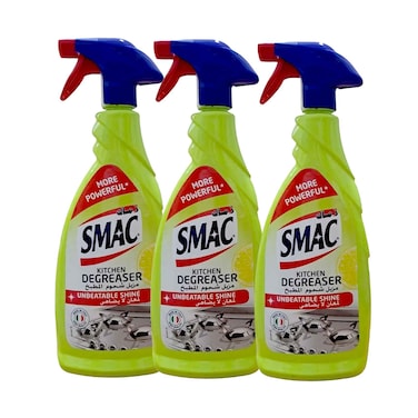 Smac Multipurpose Degreaser Spray Assorted 650mlx3 Pieces