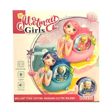 Meymair Girls 360 Degree Rotate Lighting &amp; Sounding Toy Assorted.