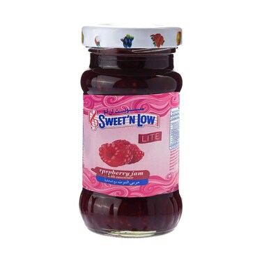 Sweet &#39;N Low Jam Lite Raspberry With Sweetener  250g