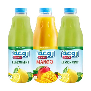 Raw'a Juice Assorted 1Lx3 Pieces