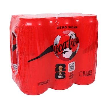 Coke Zero Can 330mlx6's