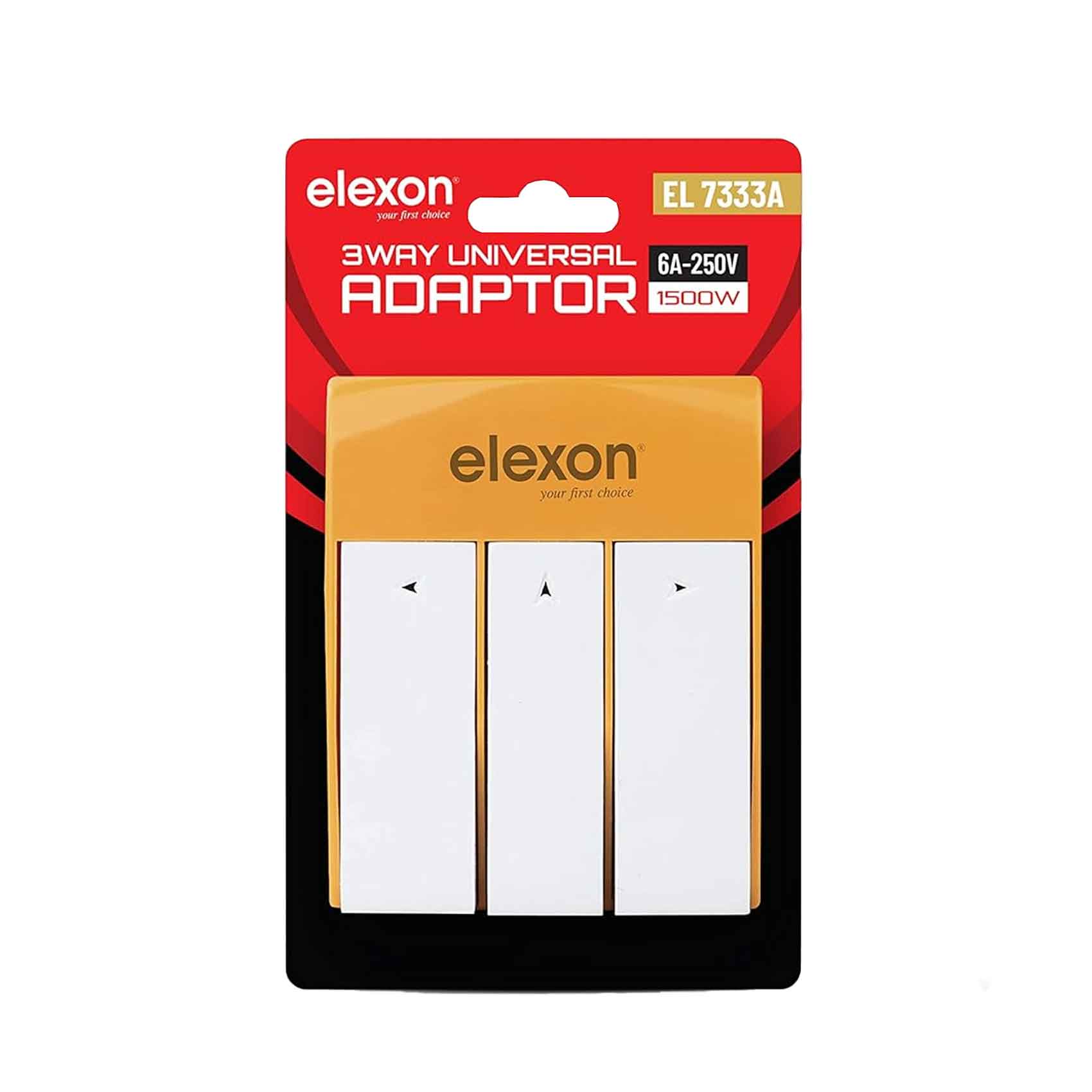 Elexon Power Adaptor Socket Indian Pin White