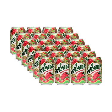 Mirinda Strawberry Flavoured Soft Drink 330mlx24's