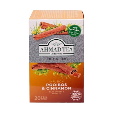 Ahmad Tea London Rooibos &amp; Cinnamon Fruit &amp; Herb 30g