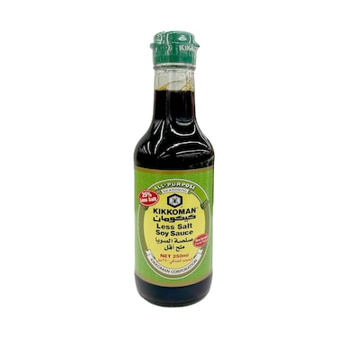 Kikkoman Less Salt Soy Sauce 250ml