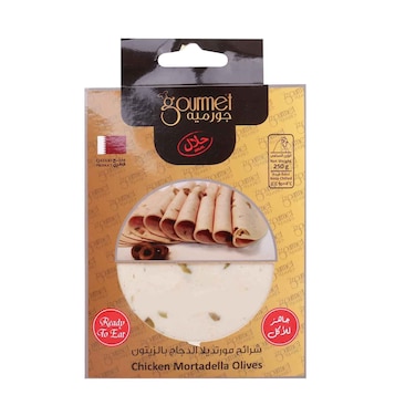 Gourmet Chicken Mortadella Olives 250g