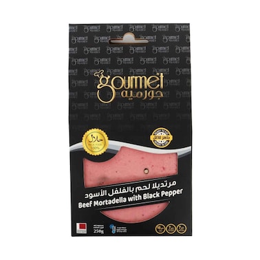 Gourmet Beef Mortadella With Black Pepper 250g