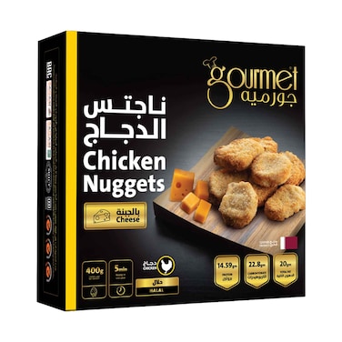 Gourmet Chicken Nuggets With Cheese 400g