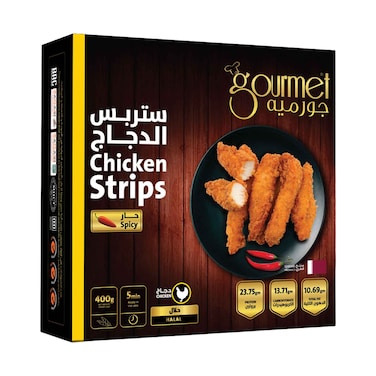 شرائح دجاج جورميه حار 400 جم