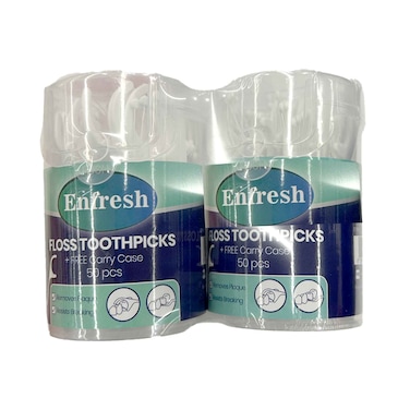 Enfresh Floss Toothpicks 50's x2 Pieces