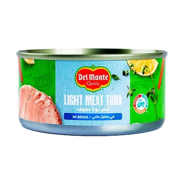 Del Monte Light Meat Tuna In Brine Can 185g