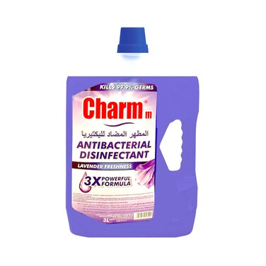 Charmm Liquid Antibacterial Disinfectant Lavender Freshness 3l