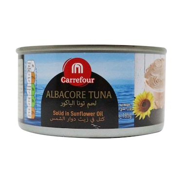 كارفور سيليكشن تونا الباكور بالزيت 185 غرام