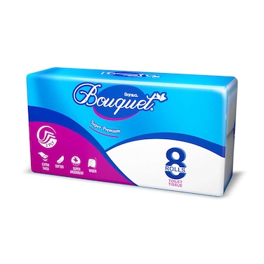 Sanita Toilet Tissue Bouquet 3Ply 6+2