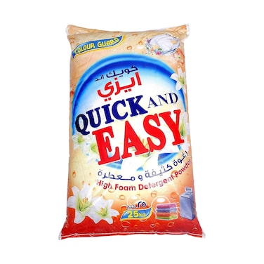 Quick and Easy Detergent Powder 25KG