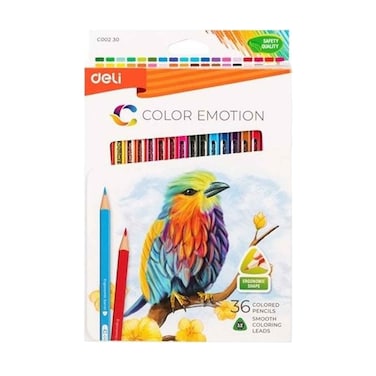 Deli Wooden Colored Pencil 36 Color