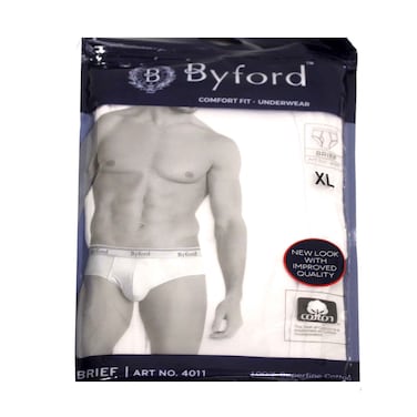 Byford Men Brief 4011 White XL 1 Pieces