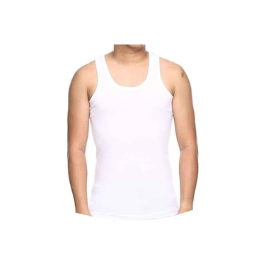 ByFold Mens Vest White  Medium 1 Piece