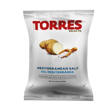 Torres Selecta Potato Chips With Mediterranean Salt 150g