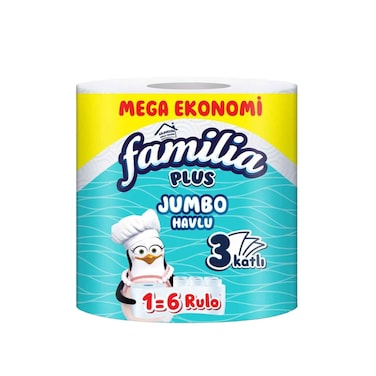 Familia Jumbo Kitchen Tissues Roll 560pcs size 225mmx125 mm