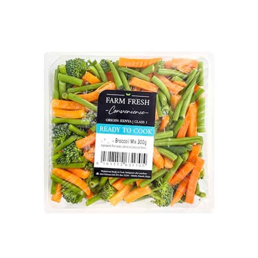 Farm Fresh Ready To Cook Broccoli Mix 300g
