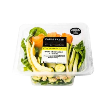 Convenience Vegetables Baby Vegetables Stir Fry  200g