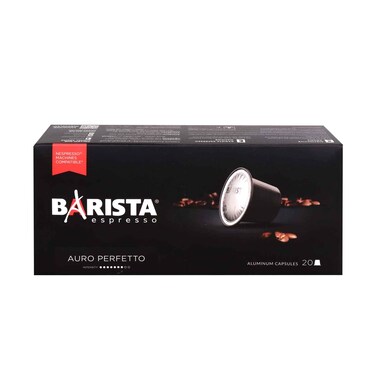 Barista Espresso Capsules Auro Perfetto 6g&times;20