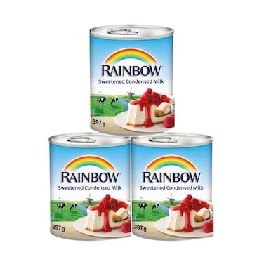 Rainbow Sweetend Condensed Milk 397gx3s
