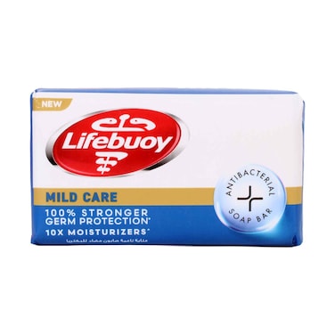 Lifebuoy Mild Care Antibacterial Soap Bar 125g