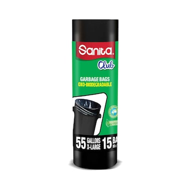 Sanita Garbage Bag Bio Roll 15 Bags