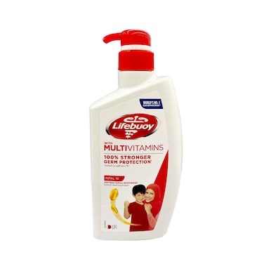 Lifebuoy Antibacterial Body Wash Total 10 With Multivitamins 500ml