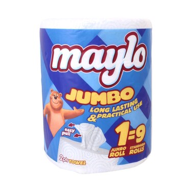 Maylo Jumbo 2 Ply Towel Roll