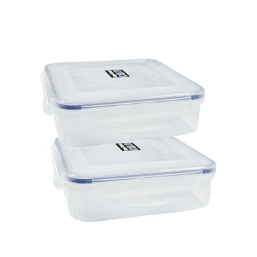 Sirocco Plastic Food Contianer 0.6 Liter 2 Pieces