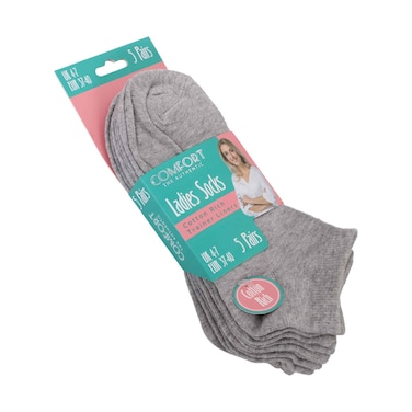 Comfort Ladies Socks 5 Pair Set