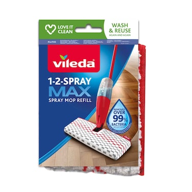 Vileda 1-2 Spray Max Flat Floor Spray Mop Refill