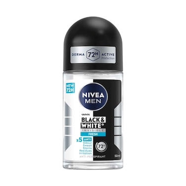 Nivea Deodorant Invisible Black &amp; White Fresh Roll On 50ml