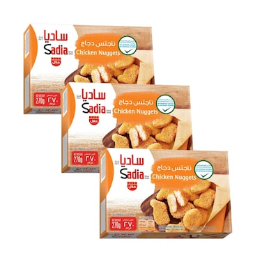 ساديا ناغت الدجاج 270 غرام × 3