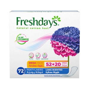 Freshdays Panty Liners 72pcs