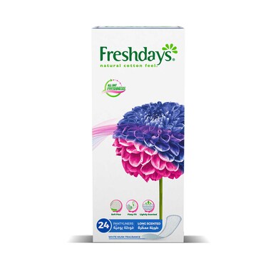 Freshdays Long Scented 24 Pads