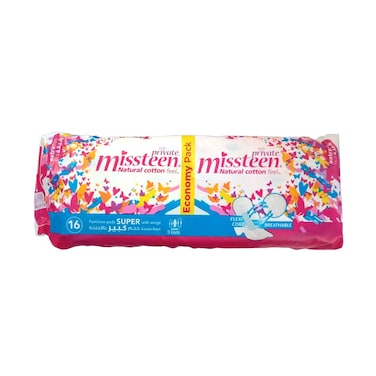 Sanita Private Miss Teen Pads Super 16 pcs