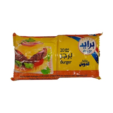 برجر برايد 20 شريحة جبن 400 جرامًا