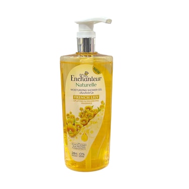 Enchanteur Naturelle Moisturizing Shower Gel French Lily With Acacia Honey Silk Protein Flower Extract 500ml
