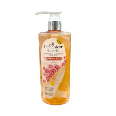 إنشانتر ناتشريل جل الاستحمام المرطب بالورد الباريسي 500 مل
