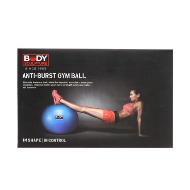 الجسم النحت المضادة للانفجار الكرة الرياضية الأزرق g5cm