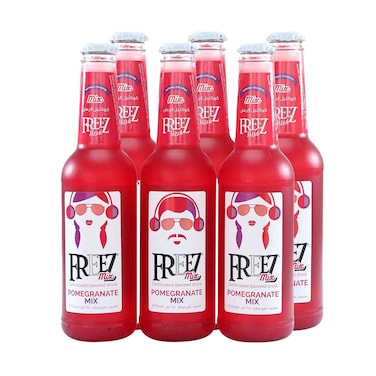 Freez Carbonated Drink Mix Pomegranate 275ml&times;6